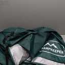 KAMPKEEPER Replacement Top Pop Up Canopy Tent Cover Roof with Air Vent and Adjustable Elastic Strap, Polyester UV Waterproof for Outdoor Garden Patio Sun Shade(Top Only) (Green, 10x10FT)