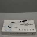 Electric Spin Scrubber, Dreazu IPX7 Shower Scrubber with 7 Replaceable Brush Heads & Retractable Handle, 2-Speed Adjustable Shower Cleaner for Bathroom,Toilet, Bathtub, Kitchen, Tile Floors (White&black)