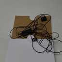 GE Ultra-Thin Amplified TV Antenna, 4K Ready 1080P Digital HDTV UHF VHF, Long Range Indoor TV Antenna, Amplifier with LTE Filter, Reversible Black/White Finish, 48862