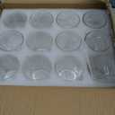 UPBUD 4 Inch Small Glass Cylinder Vases for Centerpieces | 12pcs Clear Flower Vase for Wedding Decorations, Floating Candle Vases in Bulk, Hurricane Candle Holders for Table, Home Dcor