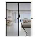 RELIANCER Fiberglass Magnetic Door Screen,Fit Door Size 34"x78",Auto Close Screen Door Mesh w/Magnets,Patio Doorway Net Screens,Self-Closing Doors Cover,Anti Mosquito Doorway Curtain,Mesh Partition