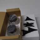 Beautyard Solar Globe Lights Outdoor Large Garden Decor USB Charged 4.72" Diameter 40LED 1000mAh Solar Lights Cracked Glass Globe Solar Power Yard Patio Garden (4.72'' Large 2 Pack Warm White)