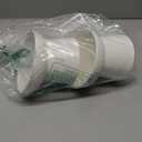 Ceramic Raised Cat Bowls, Elevated Tilted Cat Food and Water Bowls Set, Porcelain Stress Free Pet Feeder Dish for Cats and Small Dogs, Dishwasher and Microwave Safe, Set of 2(White)