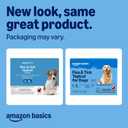 Amazon Basics Preventative Flea and Tick Topical Treatment for Medium Dogs (23-44 lbs), Up to 30 Days Protection, Fast Acting, 6 Counts