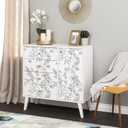 2 x Peel and Stick Wallpaper Black and White Contact Paper Floral Bird Wallpaper Boho Removable Wallpaper Decorative Self Adhesive Wallpaper Contact Paper for Cabinets Wall Paper 17.3" x 118"