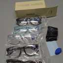 CCVOO 0.5 Reading Glasses for Women, Eye glasses, Blue Light Readers for Women, Cheaters (*C1 Mix)