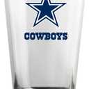 Duck House Dallas Cowboys NFL Pint Glass Tumbler Set of 2 475 ml