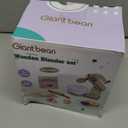 Giant bean Wooden Toy Mixer, Kids Play Kitchen Accessories, Pretend Play Toy Blender for Boys Girls Ages 3+