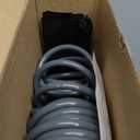 Coil Hose 75FT EVA Coil Garden Hose With 3/4'' Brass Connector Coiled Water Hose Lightweight And No Kink Includes 7 Patterns Spray Nozzle For Outdoors Lawn Watering Car Washing