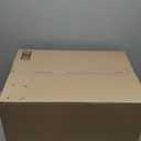 Rubbermaid Small Kitchen Bathroom Trash Can, 9 Gallons, White, Waste Basket for Under Counter/Kitchen/Office/Bedroom/Bathroom
