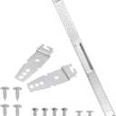 W10426979 24 Inch Dishwasher Mounting Bracket Kit with 8269145 Screws, for Granite Quartz Marble, Compatible with Whirlpool KitchenAid Maytag, Replaces AP5607641 AH3632890 EA3632890 PS3632890 231179