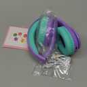 Kids Bluetooth Headphones, Lightweight Wireless Headphones for Kids, 85/94dB Volume Limited, 60 Hours Playtime, Bluetooth 5.3, Over-Ear Toddler Headsets with Built-in Mic-Purple