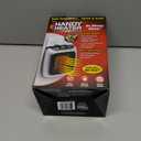 Ontel Handy Heater Turbo Wall Outlet Plug In Heater  Portable Indoor Ceramic Space Heater w/Adjustable Thermostat, 12-Hour Timer, Auto Shut Off, Quiet  Plug In Wall for Office, Bedroom, Camping