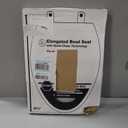 KOHLER Broadwood Quiet-Close, Elongated Toilet Seat Soft Close, Durable Wood, Easy Installation, Universal Fit, Home Essentials, White Finish, K-25881-0
