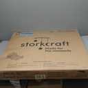 Storkcraft Santorini Deluxe 5-in-1 Convertible Crib with Bonus Toddler Guardrail (Driftwood)  GREENGUARD Gold Certified, Toddler Guardrail Included in Box, Fits Standard Crib Mattress