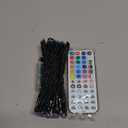 Brizled Color Changing Christmas Lights, 33ft 100 LED RGB Mard Gras Light String with Remote, Dimmable Mini Light String, USB Indoor Decorative Lighting Party Xmas Tree Wreath Year-Round Holiday