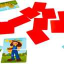 2 x Orchard Toys, Farmyard Heads & Tails Game - New Art, A First Matching Activity That Develops Into a Fun Game, 24 Updated Chunky Cards, Age 18 Months+, 1-4 Players