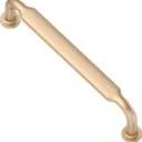 Alzassbg 10 Pack Champagne Copper Cabinet Handles, 5 Inch(128mm) Hole Centers Arch Modern Cabinet Pulls Kitchen Cabinets Hardware for Cabinets and Drawers AL3503SCG