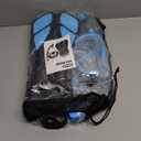 Ubekezele Snorkeling Gear for Adults Men Women, 4 in 1 Snorkel Set with Panoramic View Diving Mask Anti-Fog Anti-Leak, Dry Top Snorkel, Fins and Travel Bag for Swimming, Snorkeling and Travel Diving
(Small-Medium, Transparent Bule)