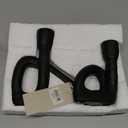 Bloomingville Modern Sculptural Double Taper Candle Holder, Black