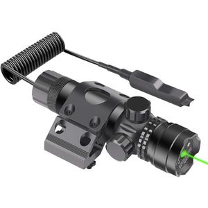 Feyachi Tactical Green Laser Sight with M Lock/Picatinny Rail Mount/Barrel Mount Include Pressure Switch