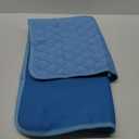 NAMOTEK Washable Dog Cooling Mat Ice Silk Cool Mat for Pet Self Comfortable Blanket Dog Pad Blue (Large)