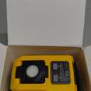 220W Power Inverter Compatible with Dewalt 20V Battery, DC 20V to AC 110V Portable Power Station with 1 AC Outlet, 2 USB Ports & 1 Type-C Fast Charging, 400LM LED Work Light (Yellow)