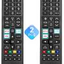 Pack of 2 Universal for Samsung-TV-Remote-Control Replacement,Compatible with All Samsung Smart Frame QLED LED 7 Series TVs