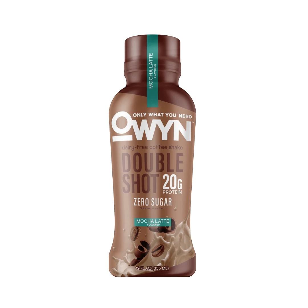 3 x WYN Double Shot, Mocha Latte Protein Shake, 20g. Protein, 12fl oz. (EXP 10/30/25)