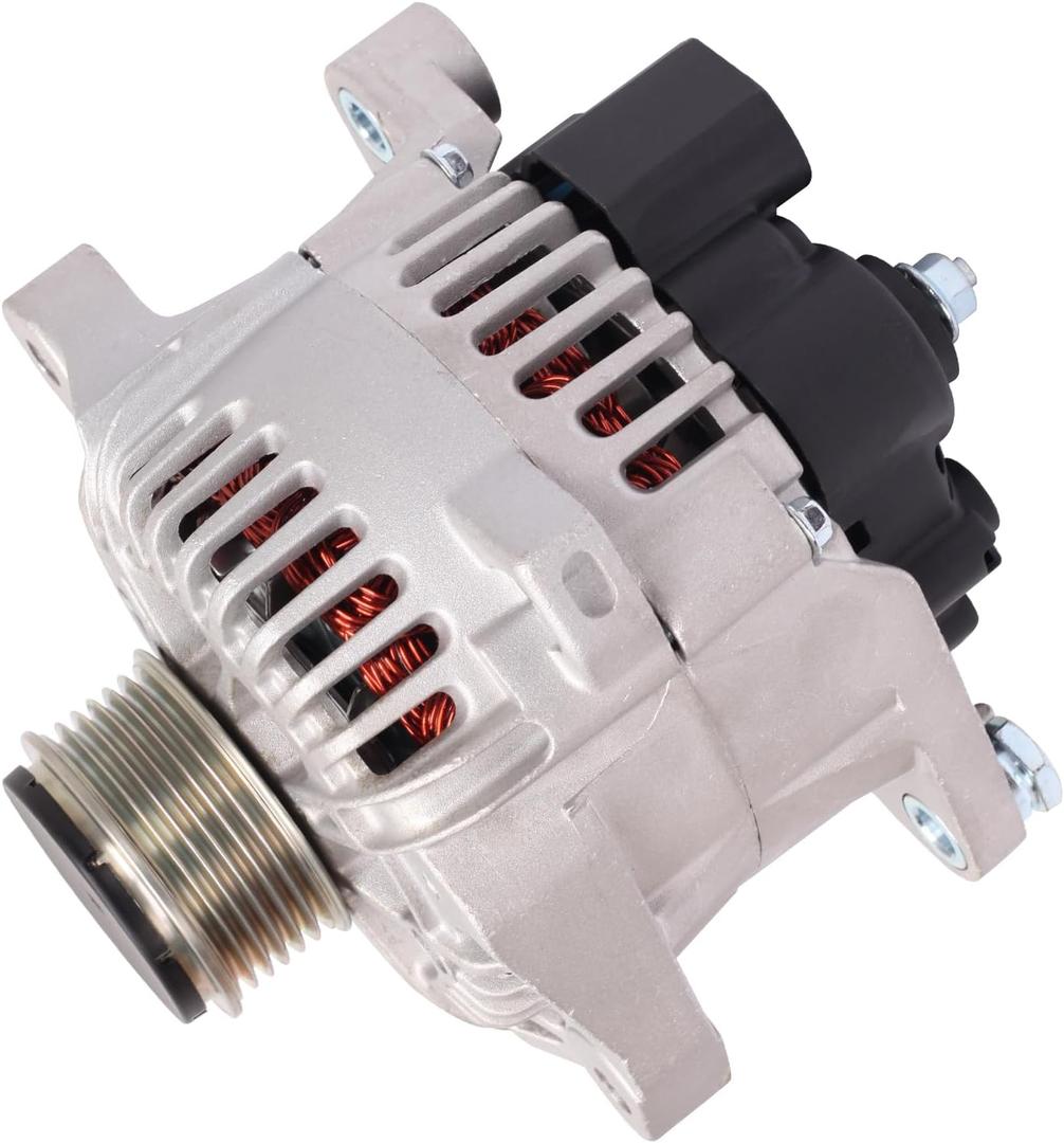 Alternator Compatible with 2006-2010 Sonata 2010-2013 Forte 2012-2013 Forte5 06-10 Magentis Optima 2007-2012 Rondo 2.0L 2.4L Replace for 11189N 373002G100 3730025201