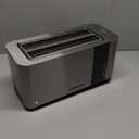 Mueller UltraToast Full Stainless Steel Toaster 4 Slice, Long Extra-Wide Slots for Bagels and Waffles, 6 Browning Levels, LED Display, Cancel/Defrost/Reheat Functions & Removable Tray, Kitchen Gadgets