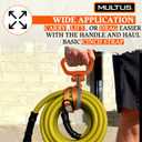 MULTUS Handle and Haul Basic Home and Garden Shop Construction Cord Organizer Handle and Strap to Secure and Carry or Drag Objects Fast and Easy