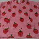 MIZZEO Kids Wearable Blanket Hoodie, Oversized Sherpa Wearable Blanket with Hood Pocket and Sleeves for Toddlers, Cute Hoodies 2-6 Year Old Girls Youth Birthday Gifts (Strawberry)