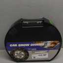 Snow-Chains Auto Fixing 1 Min Quick Fit Easy Installation Tire-Chains, Portable Reusable Universal Emergency Tire Traction Chain for Passenger Car, Pickup Trucks and SUV - Set of 2 (HKN-150)