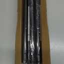CorkLatta Matte Black Shower Curtain Rod,1 Inch Diameter Stainless Steel Adjustable Spring Tension Rods 32 to 80",with Holders,Anti-Slip,Curtain Rods No Drilling(1 Pack)
