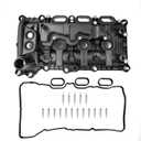 Left Engine Valve Cover for Ford F-150 2017-2020 Expedition 2018-2021 incoln Navigator 2018-2021 with Gasket Set Replace# HL3Z-6582-G HL3Z 6582-E HL3Z6582E HL3Z6582G(only HL3Z-6582-G)