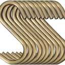 TOPIND 20 Pack 2.4in S Hooks, Heavy Duty Steel S Hanging Hooks for Kitchen, Workshop, Bathroom, Garden, Pan Pot Rack, Closet, Hanging Plants, Cups, Jeans