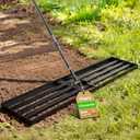 48X12 inch Lawn Leveling Rake,Leveling Rake 78" Long Handle