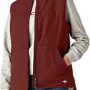Dickies Womens Fleece Lined Duck Canvas Vest (4X-Large Plus, Red)