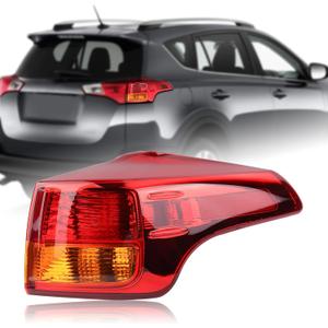 Tail Light Rear Lamp Assembly Compatible with 2013-2015 Toyota RAV4 Right Passenger Side 815500R030 81550-0R030