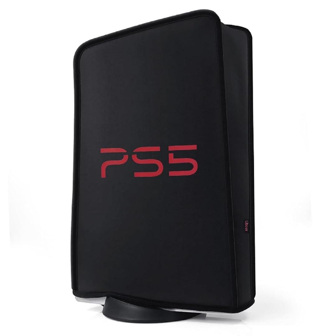 Liboer pS5 Case Dust Proof Cover for pS5 Game Console Protector Anti Scratch Washable Dust Cover Sleeve for pS5 Digital Edition & Disc Edition 