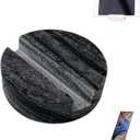 Phone Holder for Kitchen While Cooking, Small Marble Phone Stand for Desk, Cute Cell Phone Stand for Kitchen Counter, Stylish Marble Pedestal Stand, Desktop Phone Holder for Bedside Office(Wood Grain)