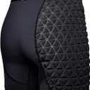 Women Softball Padded Sliding Shorts Compression Underwear Protector Support Baseball Football Lacrosse Cricket, Size XL
