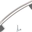 OEM WB15X26821 Door Handle Replacement Compatible with GE Microwave Oven JVM6175SK2SS JVM7195SK3SS JVM6175SK1SS JVM6175EK2ES JVM7195SK1SS,Replaces 4464467 AP6024408 PS11736302 EAP11736302