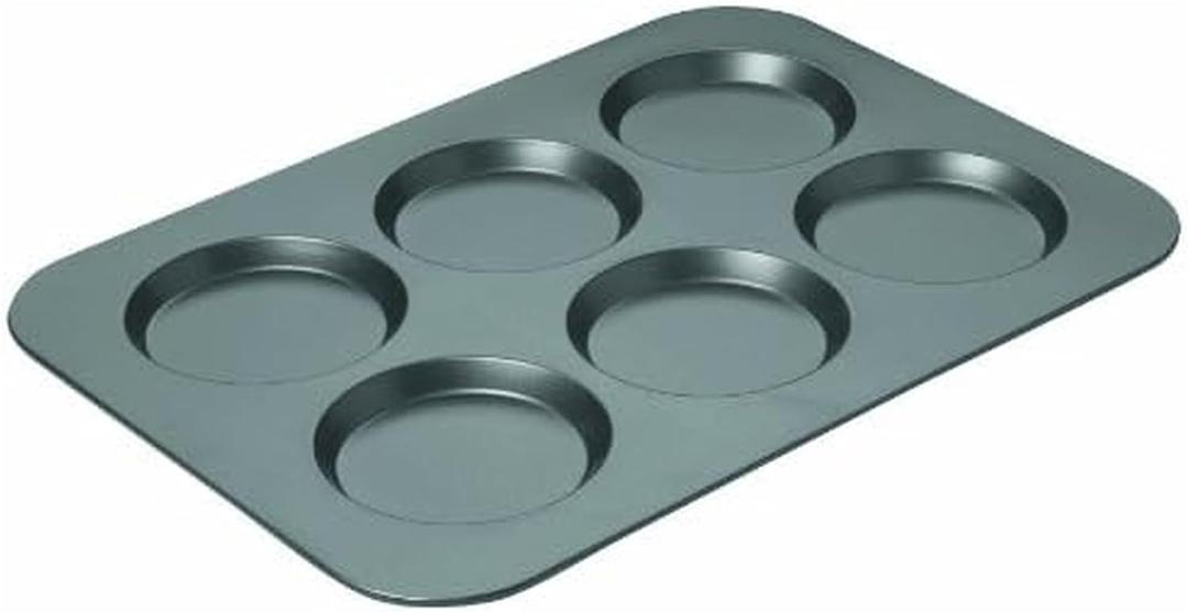 Chicago Metallic Professional NonStick Muffin Top Pan, 15.75Inch x 11Inch, 6-Cup Muffin Top Pan