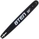 8TEN 20 Inch Chainsaw Guide Bar .058 .325 78DL Chain for Husqvarna 460 455 Poulan Jonsered Homelite Blue Max Dolmar Laminated