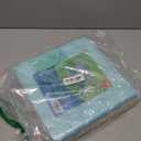 AIDEA Microfiber Cleaning Cloth 100PK, Soft Absorbent Rags, Microfiber Towels for Cars, Kitchen Towels, Dusting Cloth for Home, Window, Cleaning Supplies,12"12" (Blue/Yellow)