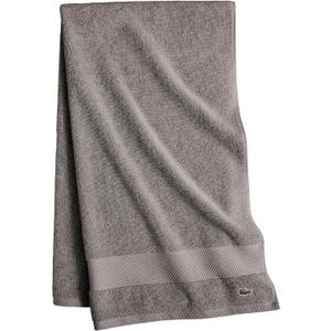 Lacoste Heritage 100% Supima Cotton Bath Sheet, Meteorite, 35" x 70" – Highly Absorbent & Quick Drying, Premium Super Soft Bath Towel, Bathroom Essential, Gift for All Occasions, Machine Washable