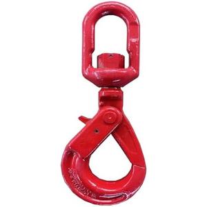 yakicag Grade 80 3/ 8" Swivel Self Locking Hook -8.2T (1Pack, 18079Lbs)