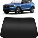 BESTVIEW Car Windshield Sun Shade Compatible with Volvo XC60 2018-2024 2025 - Foldable Reflective Sunshade for UV Protection & Heat Reduction